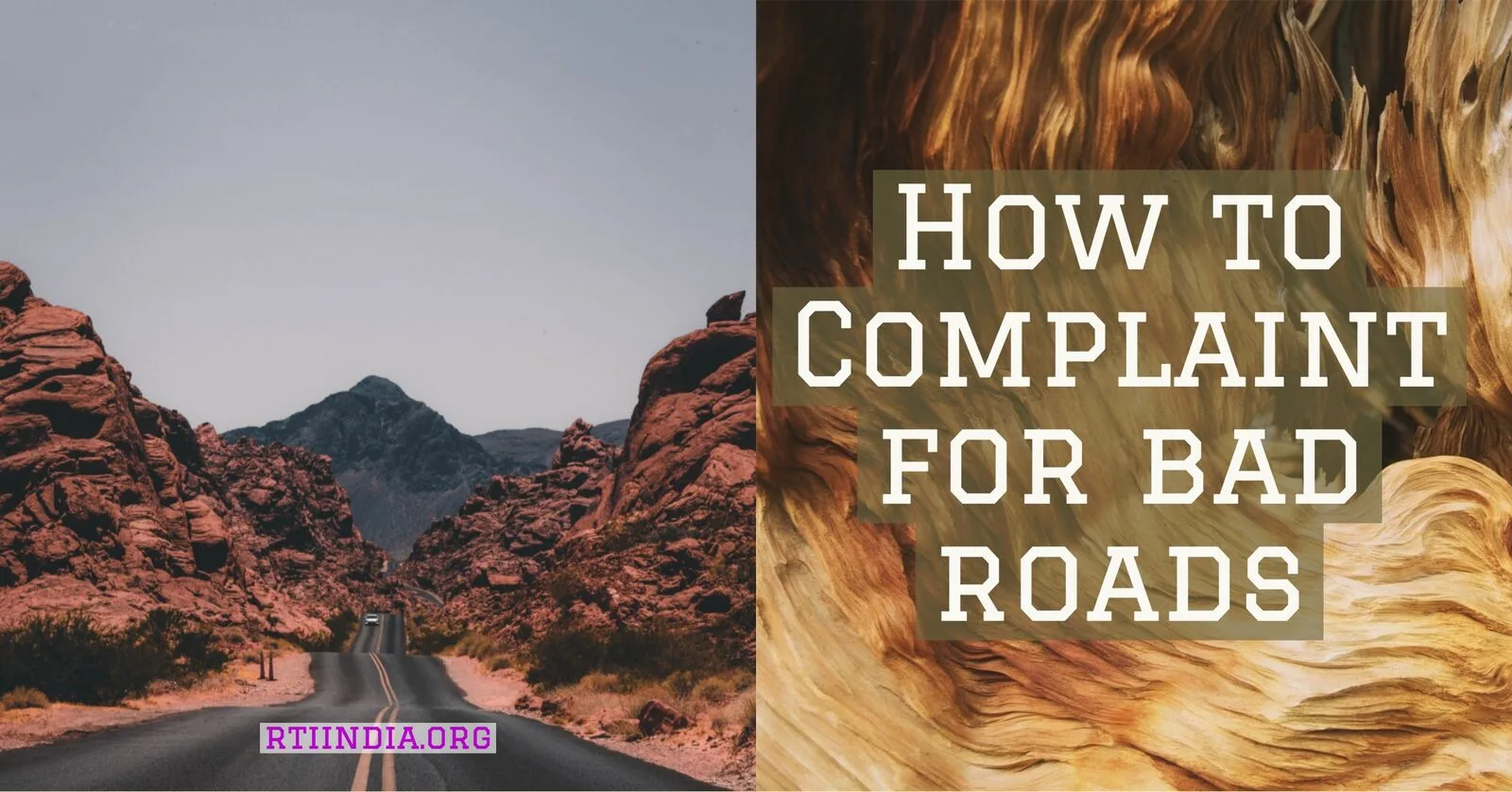 RTI Application for Road Works: RTI Wiki
