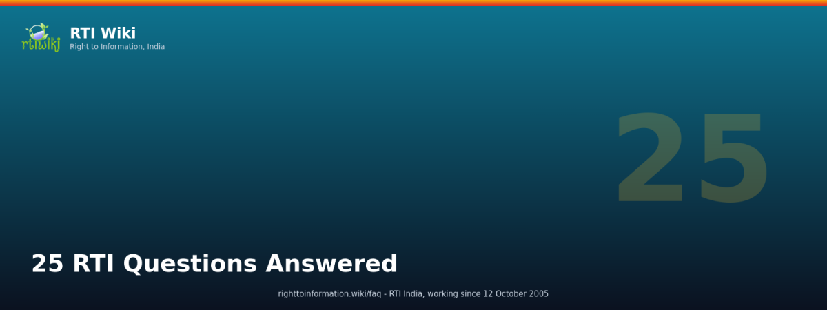 25 RTI Questions Answered (2026 Update) — RTI Wiki