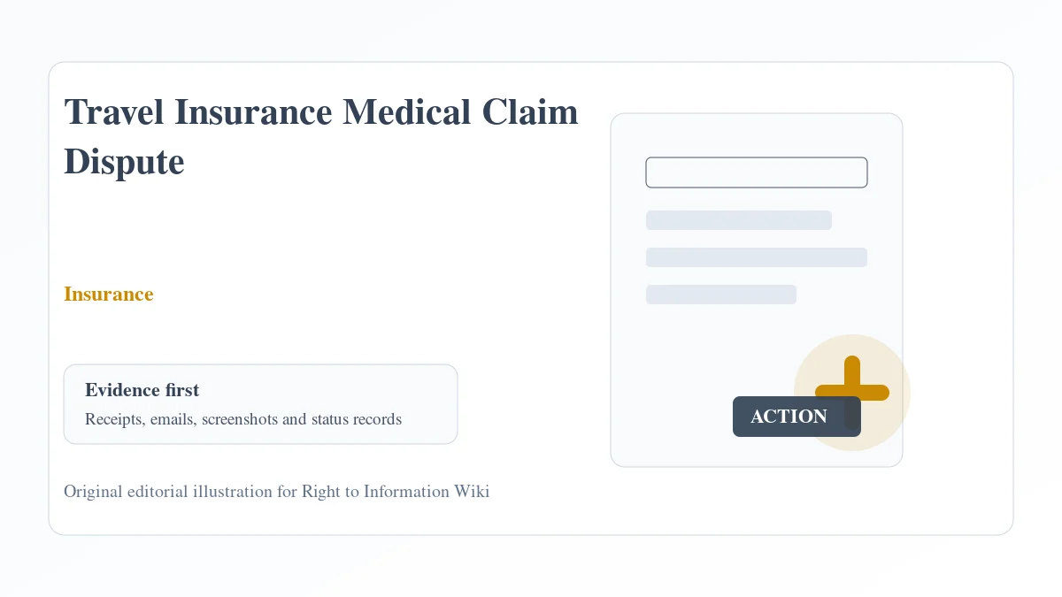 Travel Insurance Medical Claim Dispute evidence and complaint desk Travel Insurance Medical Claim Dispute evidence and complaint desk