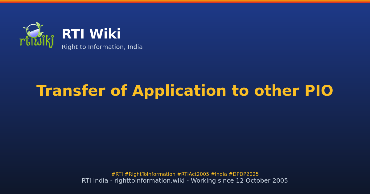 explanations / transfer-application — RTI Wiki