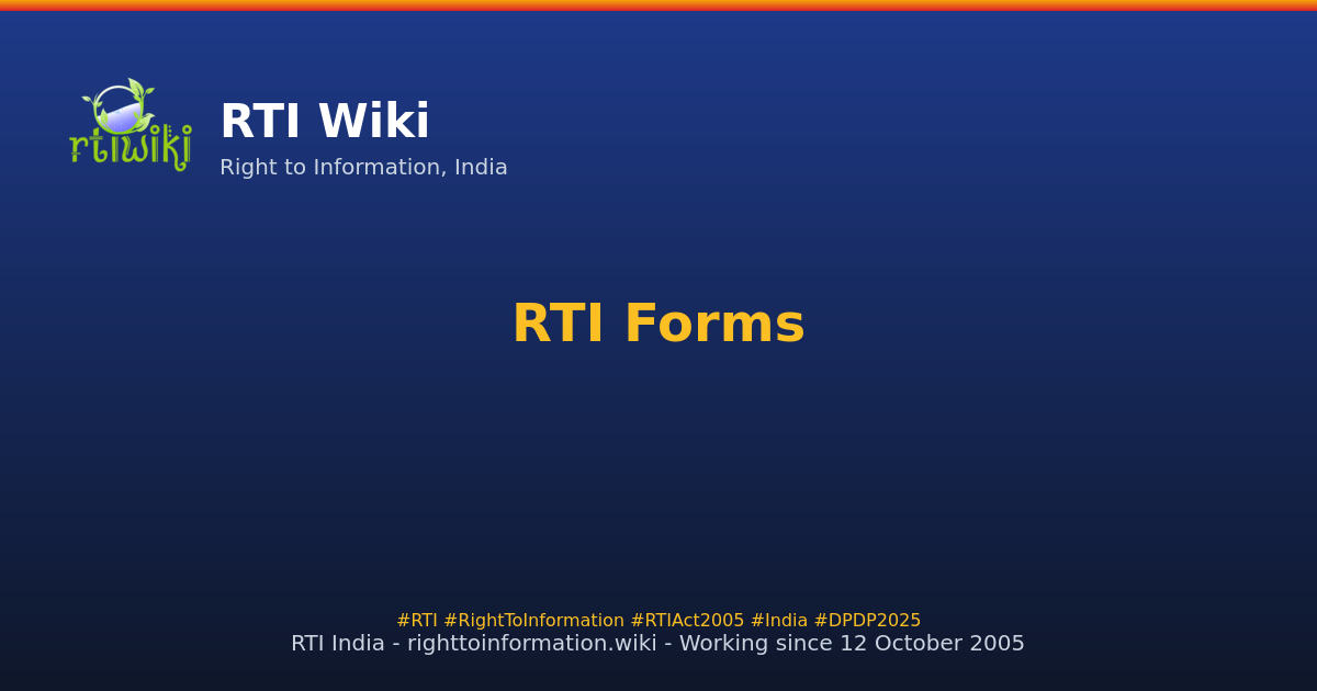 guide / applicant / application — RTI Wiki