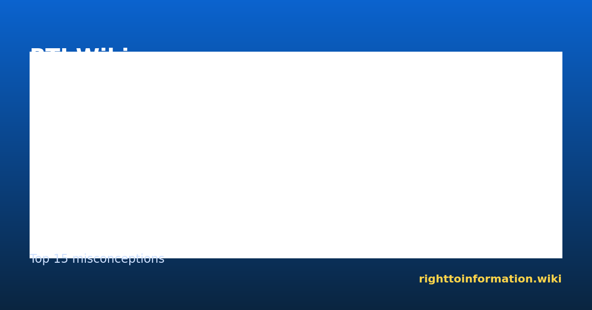 Common RTI Myths Busted — what you can and cannot ask (2026)