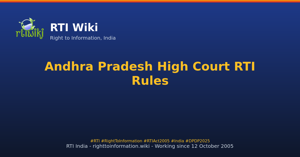 rules / andhrapradesh / court — RTI Wiki