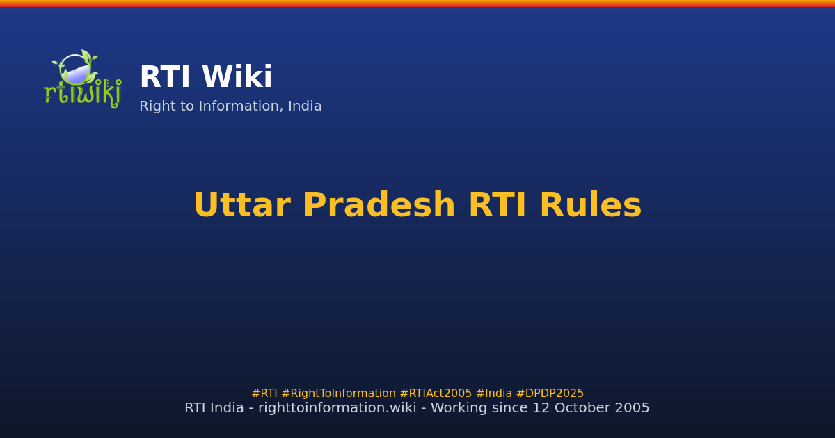 rules / up / state — RTI Wiki