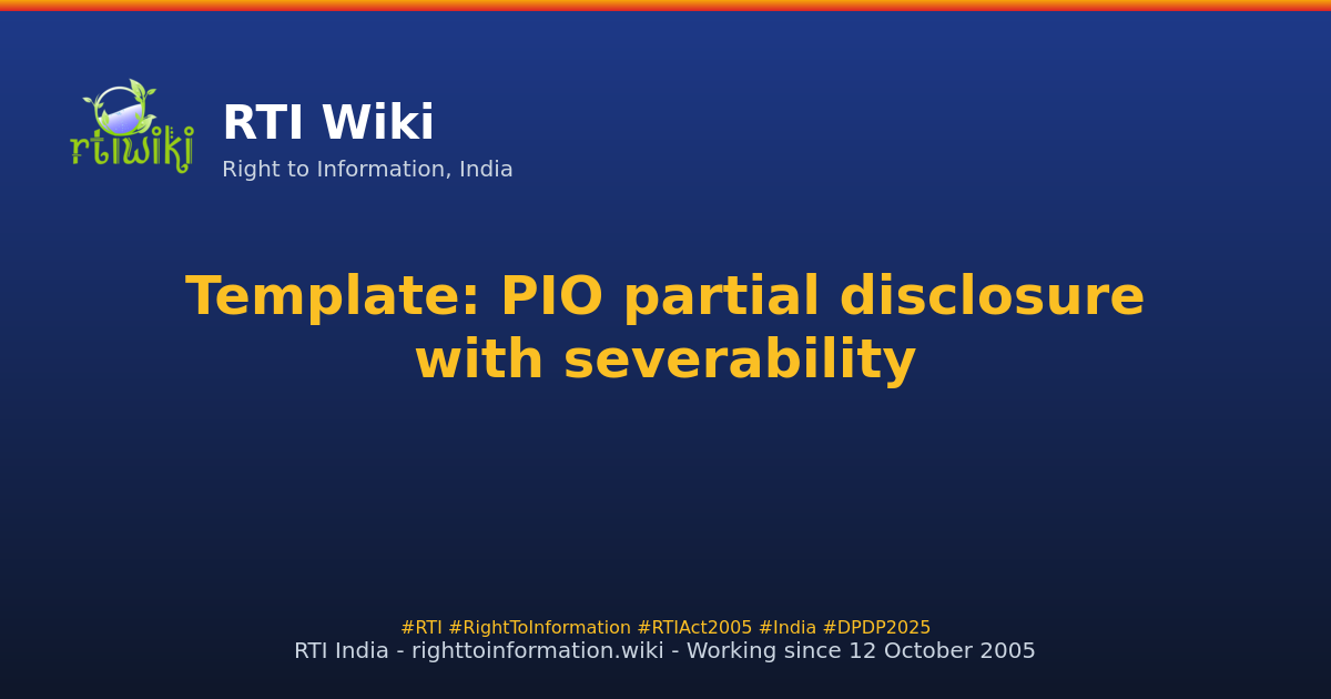 templates / pio-reply-partial-denial — RTI Wiki