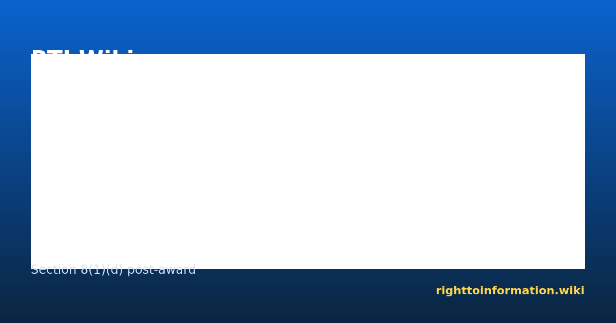 Tender Details RTI — government contract transparency (2026)