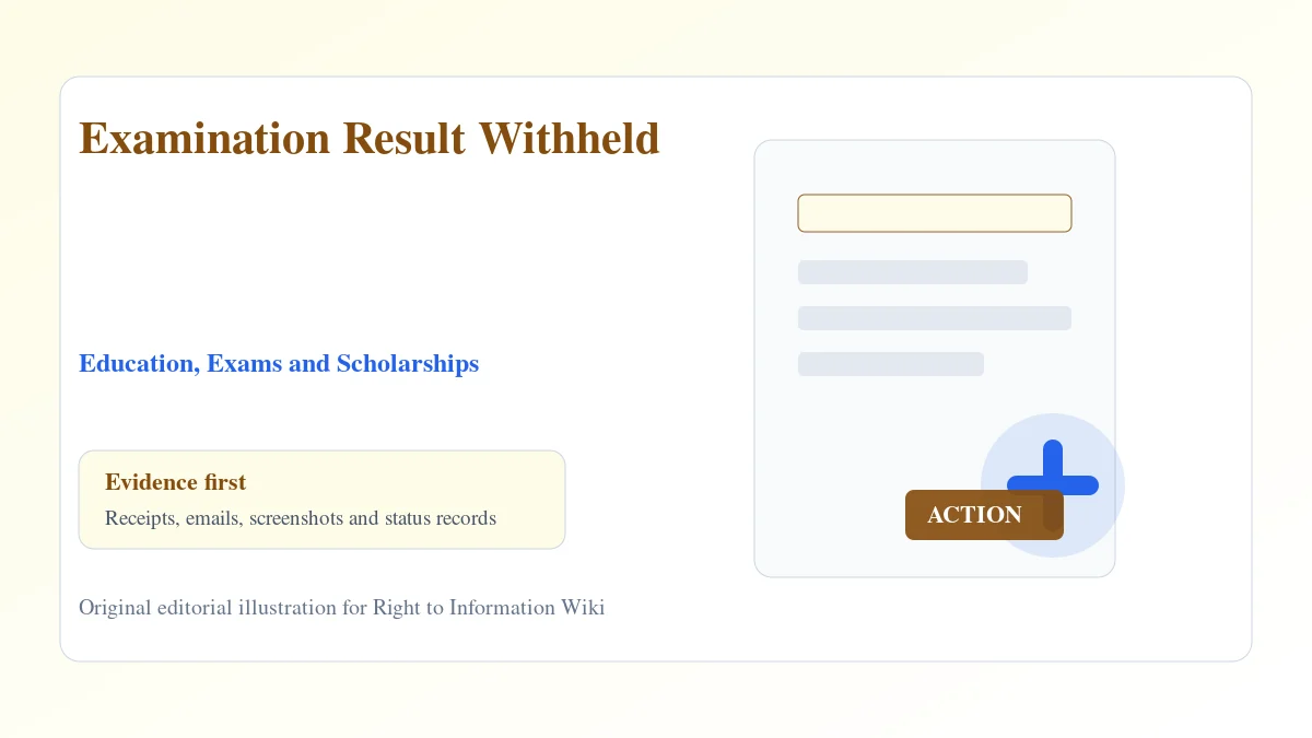 Examination Result Withheld Examination Result Withheld evidence and complaint desk