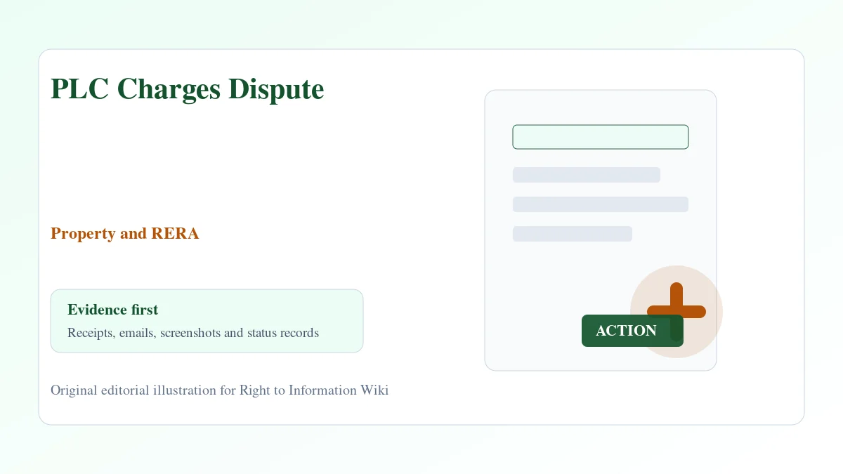 PLC Charges Dispute PLC Charges Dispute evidence and complaint desk