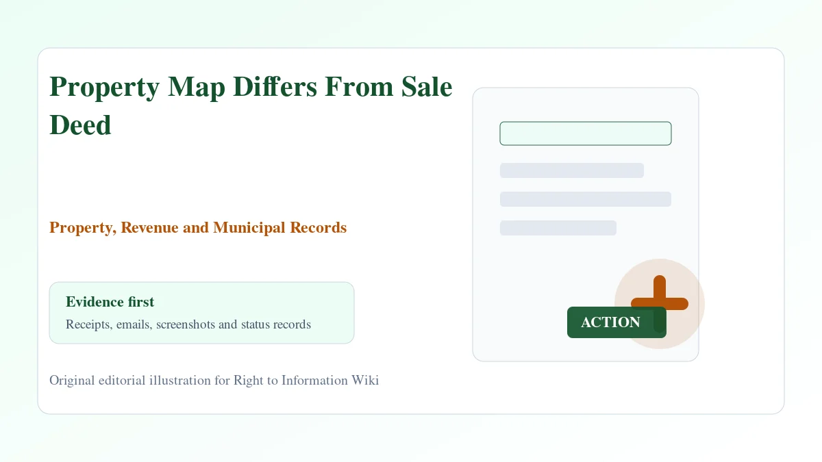 Property Map Differs From Sale Deed Property Map Differs From Sale Deed evidence and complaint desk