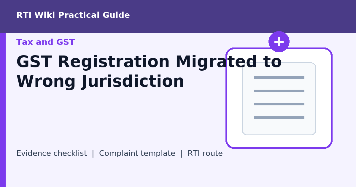 Help image for GST Registration Migrated to Wrong Jurisdiction