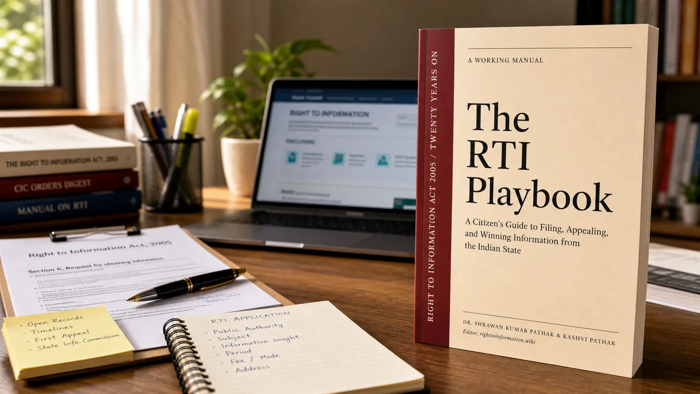 The RTI Playbook displayed on a desk with RTI papers and notes
